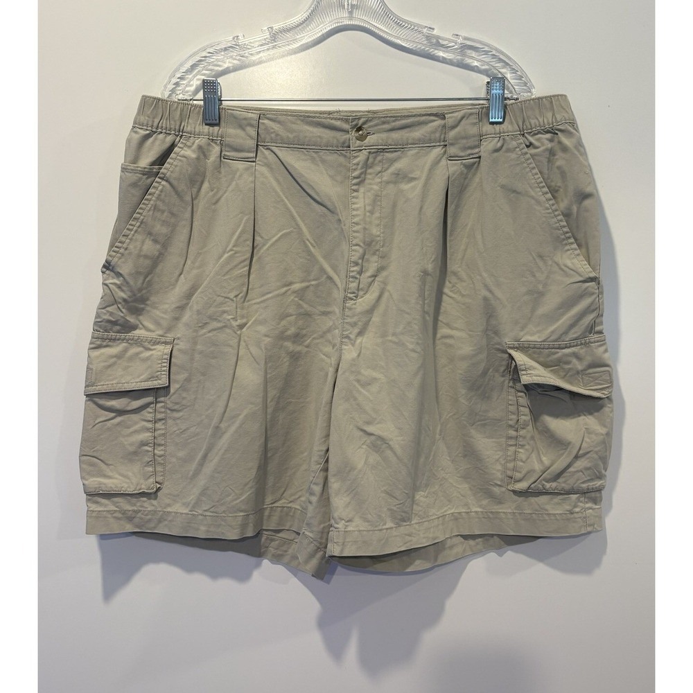 Columbia Sportswear Cargo Shorts Mens Khaki Beige Utility Pockets Size 38